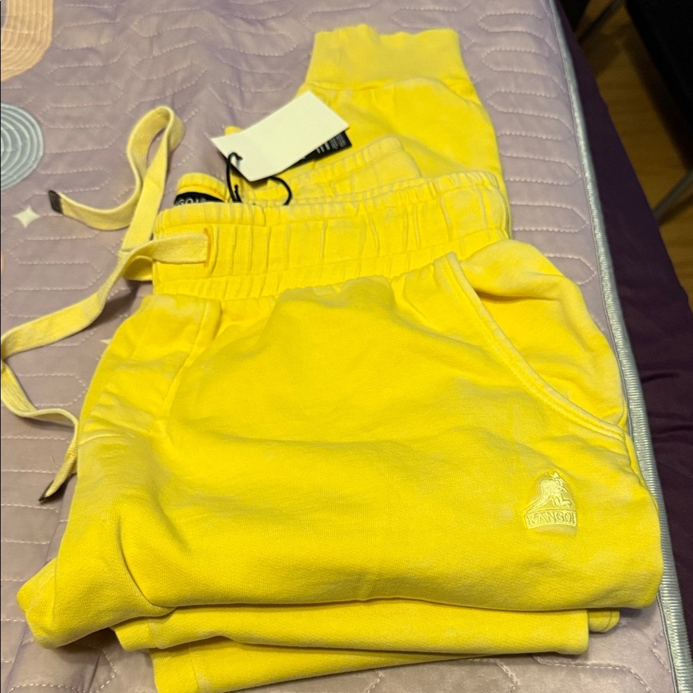 Kangol Bright Yellow Women's Track Pants